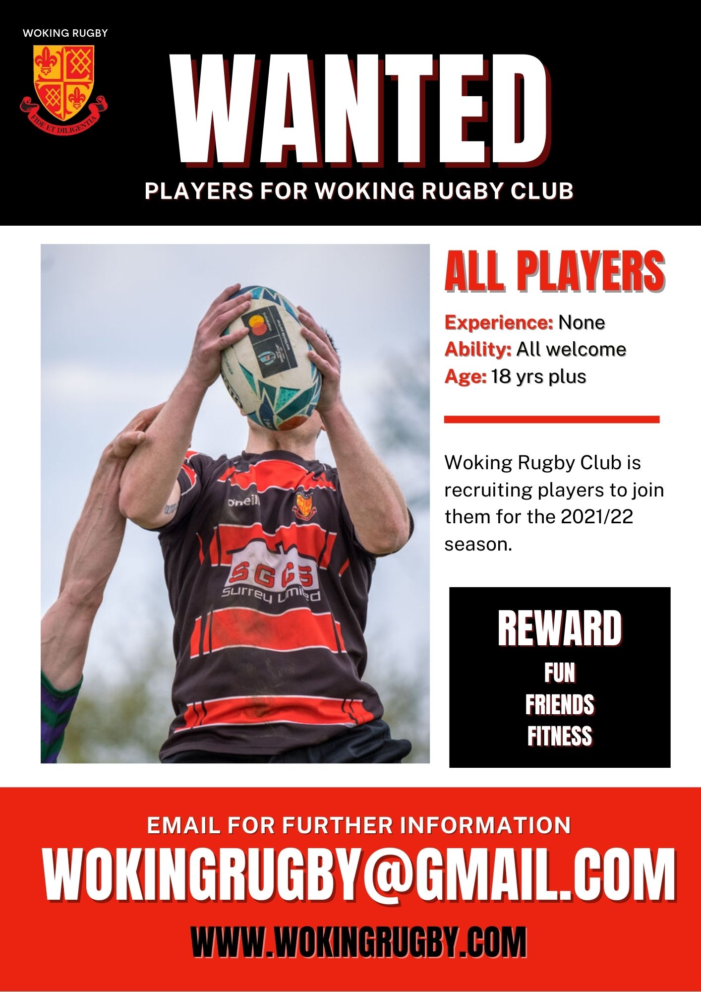 Players wanted for the 2021/22 season